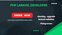 develop laravel dashboards and high performance websites