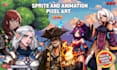 create pixel art character and assets for your games