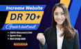 increase DR, ahrefs domain rating with SEO backlinks