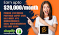 create dropshipping shopify store, shopify website platform