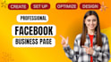 facebook business page create and setup