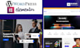 create dynamic wordpress website with elementor
