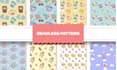 create cute seamless pattern designs for kids and baby products
