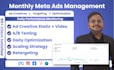 manage meta ads with custom ad creatives, video editing, high roas