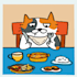 draw simple and cute cats