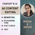 edit, rewrite and humanize ai generated chatgpt content