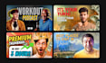 design attractive youtube thumbnail