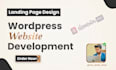 design a high converting wordpress landing page using elementor pro