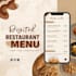 design digital professional restaurant menu