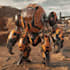 create futuristic cyberpunk style, mecha character