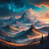 create professional fantasy landscape digital art