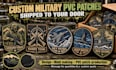 custom design tactical military mascot logo badge patch pins stickers
