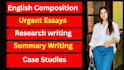 do english composition essay writing case study research summary, business,etc