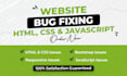 quickly edit or remove html, css, js and laravel bug fixing