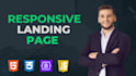 be your frontend developer HTML, CSS, bootstrap, js