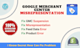fix google merchant center misrepresentation