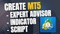 develop your trading strategy into an mt5 expert advisor using mql5
