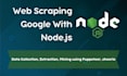 build a node js web scraper using puppeteer or cheerio