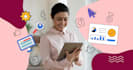 handle social media accounts with seo like x, fb, instagram, and website