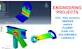 do structural analysis, cfd analysis, fea on abaqus, ansys, solidworks