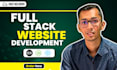 do website development as a full stack web developer, frontend backend developer