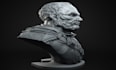 do 3d modeled character,cut and key,textured character,printable model,head bust