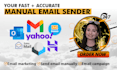 do email marketing by sending emails manually one by one