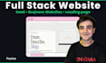 build full stack website saas mvp with nextjs, nodejs and mongodb