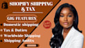 set up shopify shipping and tax tax and duties tax and shipping set up