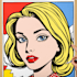 draw a retro pop art roy lichtenstein style