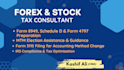 do accounting and tax filing for stock and forex trading