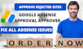 get google adsense approval and fix all issues for adsense approval