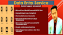 do excel, word data entry copy pasting admin support