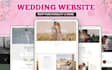 create a wedding website for the wedding invitation and rsvp