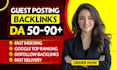 do SEO guest post with dofollow backlinks