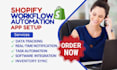 setup zapier zap n8n mechanic webhook make mesa flow shopify workflow automation