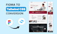 convert figma to tailwind CSS with mobile responsive