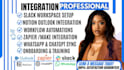 slack jotform notion whatsapp chatgpt zapier smartsheet trello n8n clickup xero