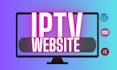 create modern iptv reseller services store stream website