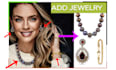 do put jewelry, jewelry retouch, and add jewelry on models quickly