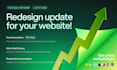 redesign your website, mockup, landing page in figma