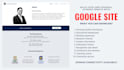 create your personal academic website using google site