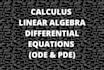 help in calculus, maths and linear algebra