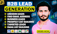 find email address, linkedin leads, data collection, data mining, web research
