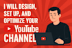 design setup and optimize your youtube channel