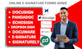 docusign pandadoc dropbox sign signaturely echosign docuware