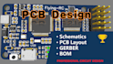 design circuit schematic and pcb in kicad easyeda and altium