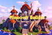 build survival base and village structure in minecraft