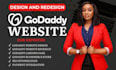 godaddy website design godaddy website redesign develop godaddy design godaddy