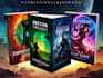 create professional fantasy book cover and sci fi book cover